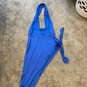 Woman high split dress new never worn $20 L